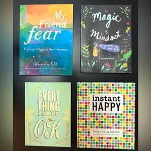 Inspirational & fun Gifts - four books & a set of Affirmation cards